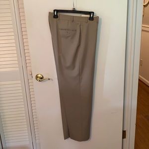 Tan Brooks Brothers dress slacks.